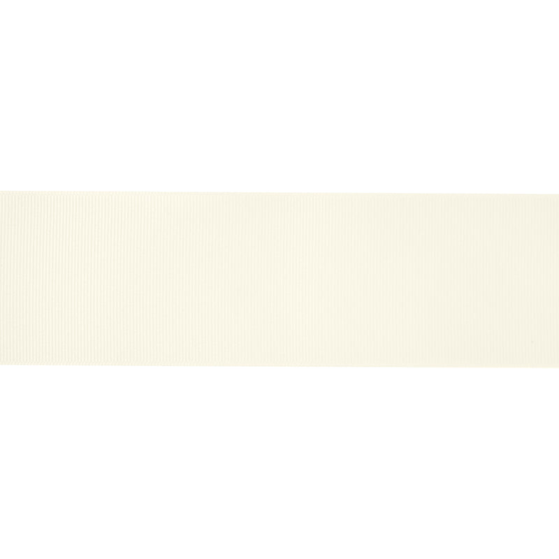 2 1/4" Textured Grosgrain Ribbon | Antique White (028) | 50 Yard Roll