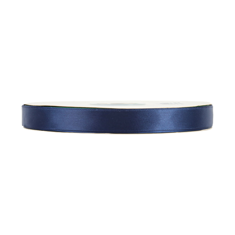 5/8" Double Face Satin Ribbon | Navy (370) | 25 Yard Roll