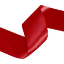 3" Double Face Satin Ribbon | Red (250) | 25 Yard Roll