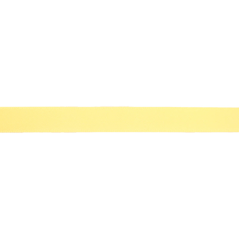 3/8" Double Face Satin Ribbon | Lemon (640) | 100 Yard Roll