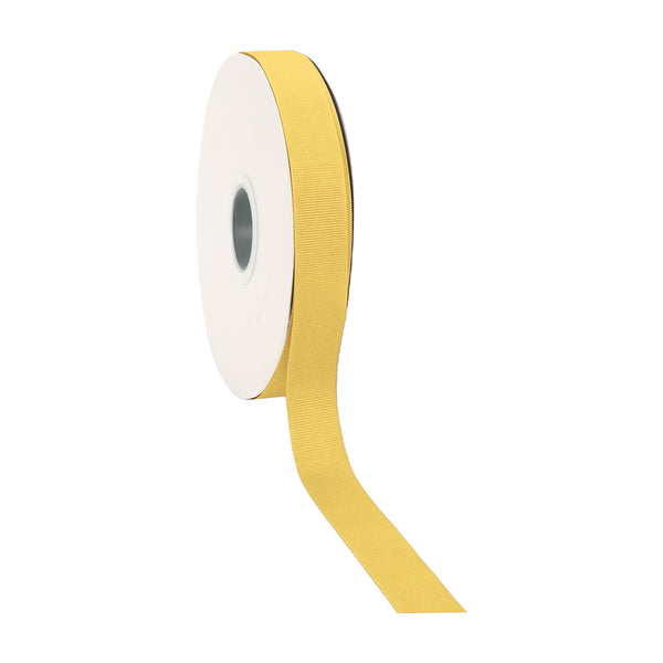 7/8" Textured Grosgrain Ribbon | Yellow Gold (660) | 100 Yard Roll