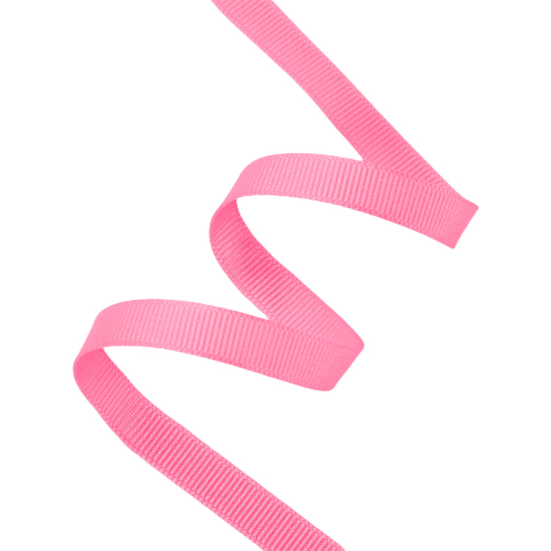 3/8" Textured Grosgrain Ribbon | Neon Pink (2550) | 100 Yard Roll