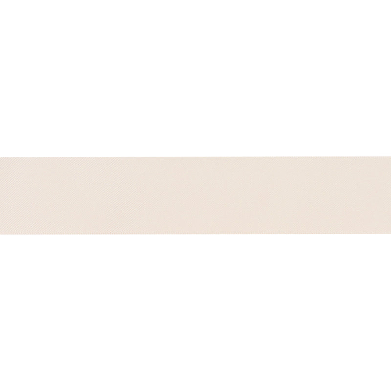 1" Double Face Satin Ribbon | Vanilla (813) | 25 Yard Roll