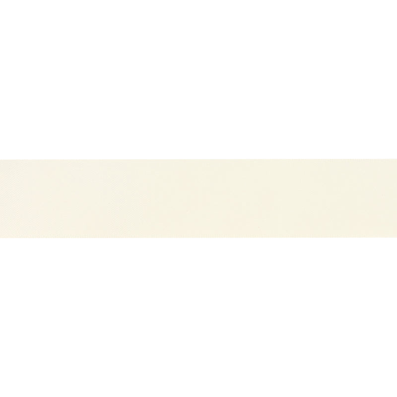 1" Double Face Satin Ribbon | Ivory (810) | 50 Yard Roll