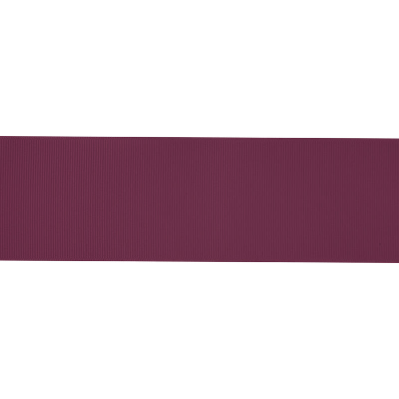 2 1/4" Textured Grosgrain Ribbon | Burgundy (277) | 50 Yard Roll