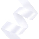 2" Double Face Satin Ribbon | White (029) | 25 Yard Roll