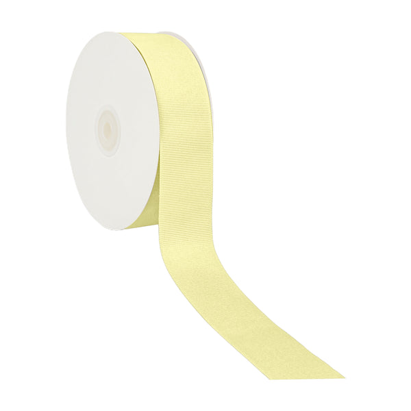 1 1/2" Textured Grosgrain Ribbon | Baby Maize (617) | 50 Yard Roll