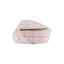 1 1/2" Wired Ribbon | White/Multi Stripe | 10 Yard Roll