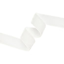 1" Velvet Ribbon | White | 10 Yard Roll