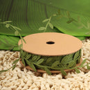 1" Ultra Sonic Trim | Vine w/ Leaves Green | 10 Yard Roll