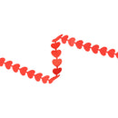 3/4" Ultra Sonic Trim | Running Hearts Red | 10 Yard Roll