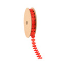 3/4" Ultra Sonic Trim | Running Hearts Red | 10 Yard Roll