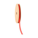 1/4" Ultra Sonic Trim | Running Hearts Red | 10 Yard Roll