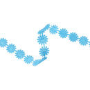 3/4" Ultra Sonic Trim | Daisy Flower Blue | 10 Yard Roll