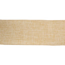 2 1/2 Wired Ribbon | Natural Linen | 10 Yard Roll