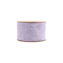 2 1/2 Wired Ribbon | Lavender Linen | 10 Yard Roll