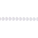 3/4" Ultra Sonic Trim | Running Hearts White | 10 Yard Roll