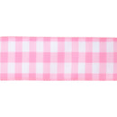 2 1/2" Wired Ribbon | White/Spring Pink Gingham | 10 Yard Roll