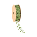1" Ultra Sonic Trim | Vine w/ Leaves Green | 10 Yard Roll