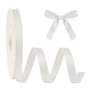 5/8" Textured Grosgrain Ribbon | Shell Grey (007) | 100 Yard Roll