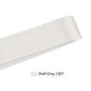 1 1/2" Textured Grosgrain Ribbon | Shell Grey (007) | 50 Yard Roll