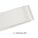 2 1/4" Textured Grosgrain Ribbon | Shell Grey (007) | 50 Yard Roll