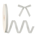 3/8" Textured Grosgrain Ribbon | Silver (012) | 100 Yard Roll