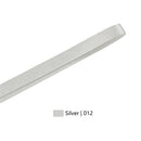 3/8" Textured Grosgrain Ribbon | Silver (012) | 100 Yard Roll