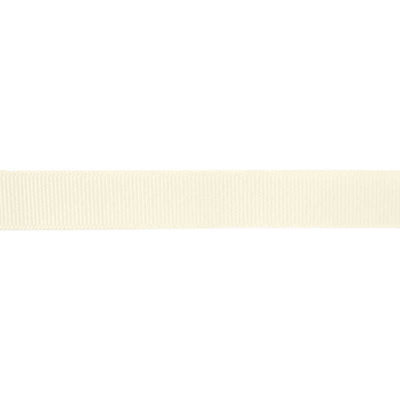 7/8" Textured Grosgrain Ribbon | Antique White (028) | 100 Yard Roll