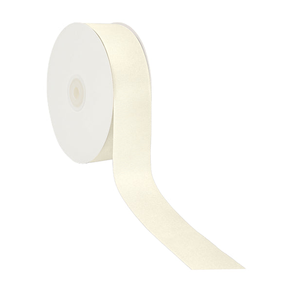 1 1/2" Textured Grosgrain Ribbon | Antique White (028) | 50 Yard Roll