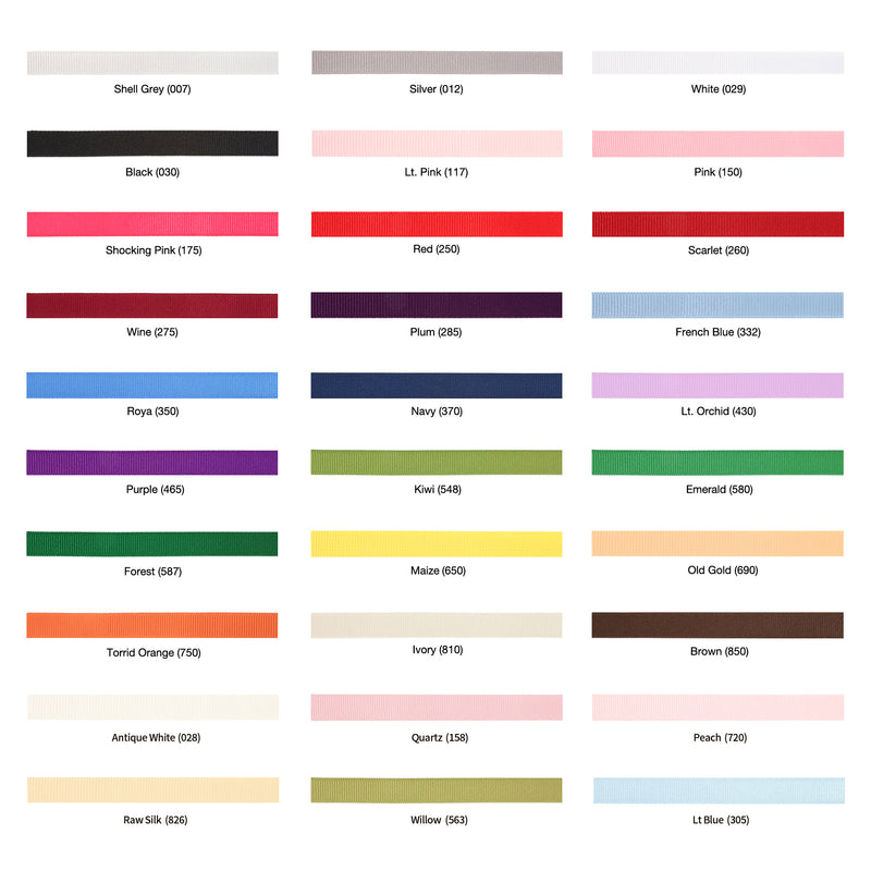 3/8" Textured Grosgrain Ribbon | Quartz (158) | 100 Yard Roll