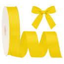 1 1/2" Textured Grosgrain Ribbon | Maize (650) | 50 Yard Roll