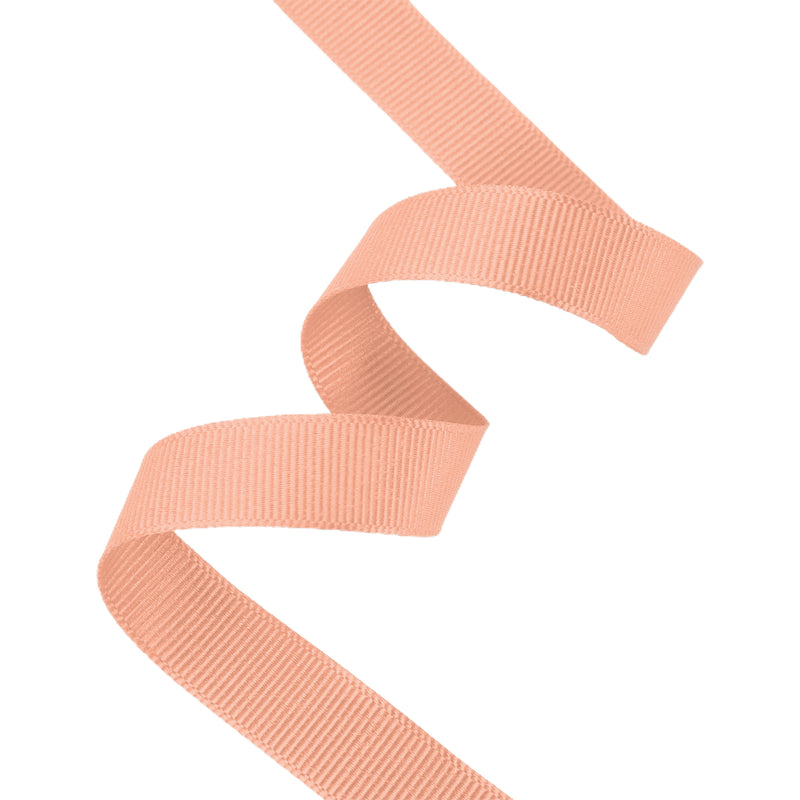 7/8" Textured Grosgrain Ribbon | Peach (720) | 100 Yard Roll