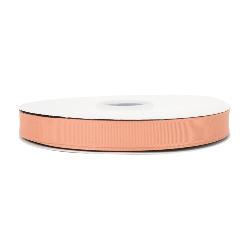 7/8" Textured Grosgrain Ribbon | Peach (720) | 100 Yard Roll