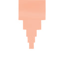 1 1/2" Textured Grosgrain Ribbon | Peach (720) | 50 Yard Roll