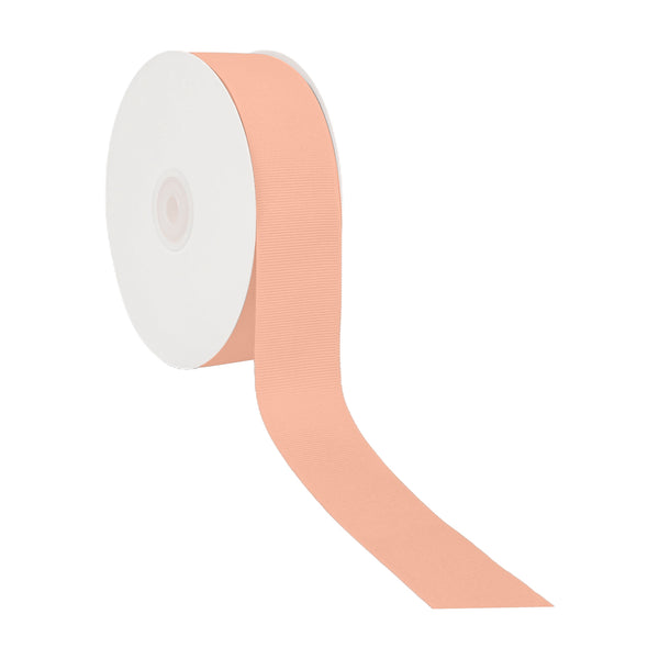 1 1/2" Textured Grosgrain Ribbon | Peach (720) | 50 Yard Roll