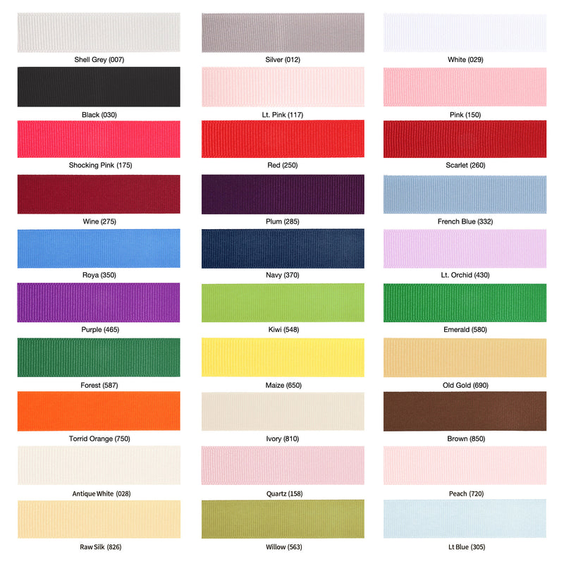 7/8" Textured Grosgrain Ribbon | Raw Silk (826) | 100 Yard Roll