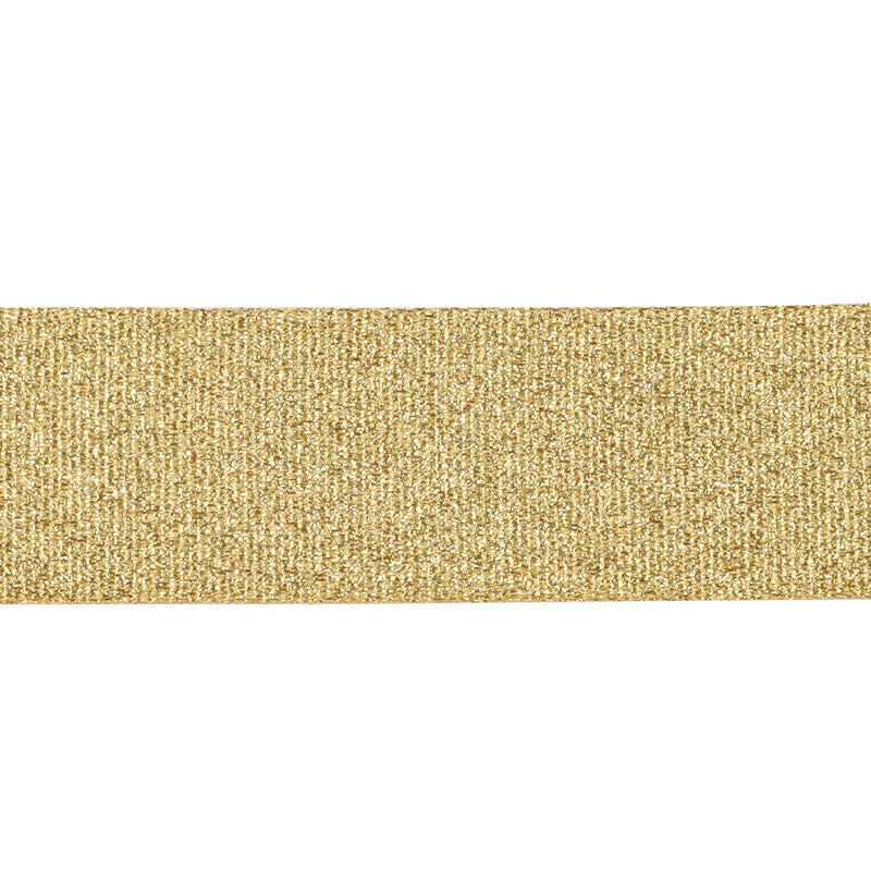 7/8" Metallic Tafetta Ribbon | Lt Gold (Gl) | 25 Yard Roll