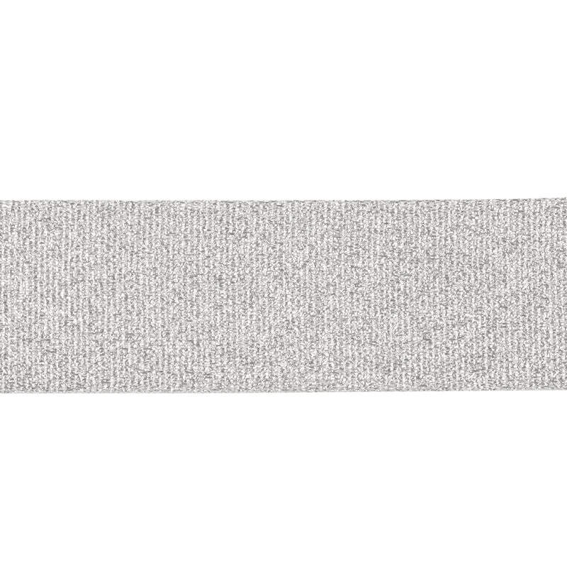 7/8" Metallic Tafetta Ribbon | Silver (Sl) | 25 Yard Roll