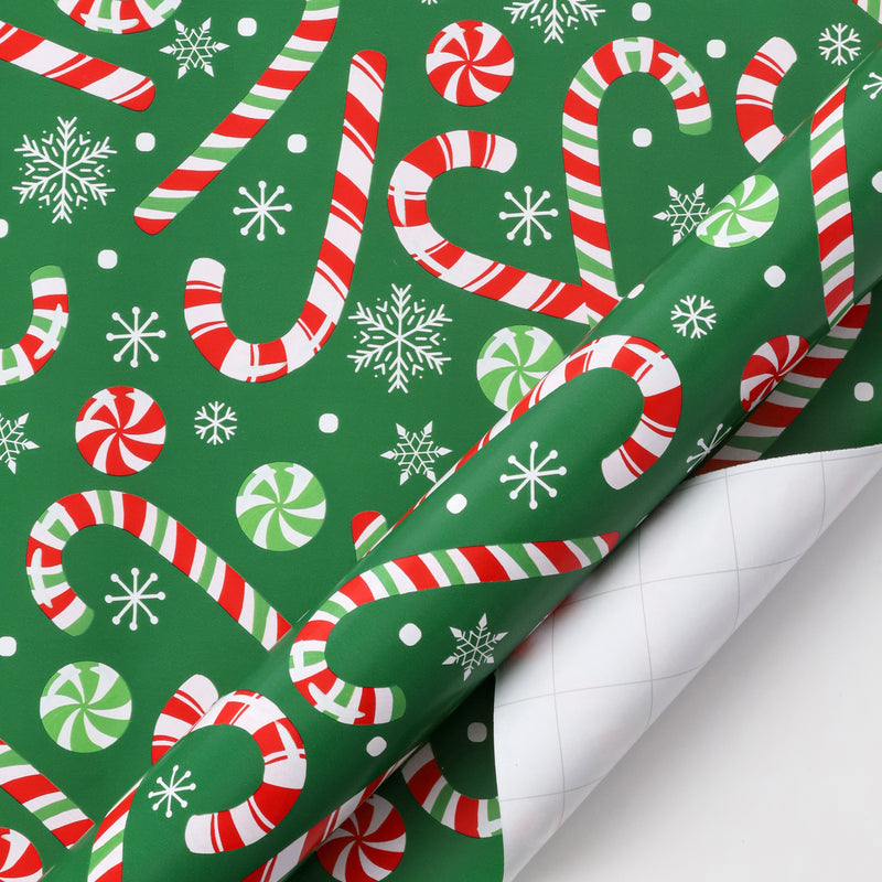 30" x 10' Wrapping Paper Bundle (4-pack) | Gnome Pink