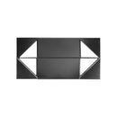 8"x 8"x 4" Collapsable Gift Box w/ Magnetic Square Flap Lid | Matte Black