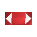 8"x 8"x 4" Collapsable Gift Box w/ Magnetic Square Flap Lid | Matte Red