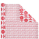 30" x 10' Holiday Reversible Wrapping Paper Bundle (4-pack) | Merry Santa Ho Ho