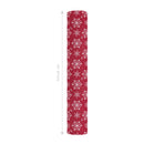 24" x 417' Holiday Reversible Wrapping Paper Half Ream | Assorted Snowflake on Red/Multi Candy Cane