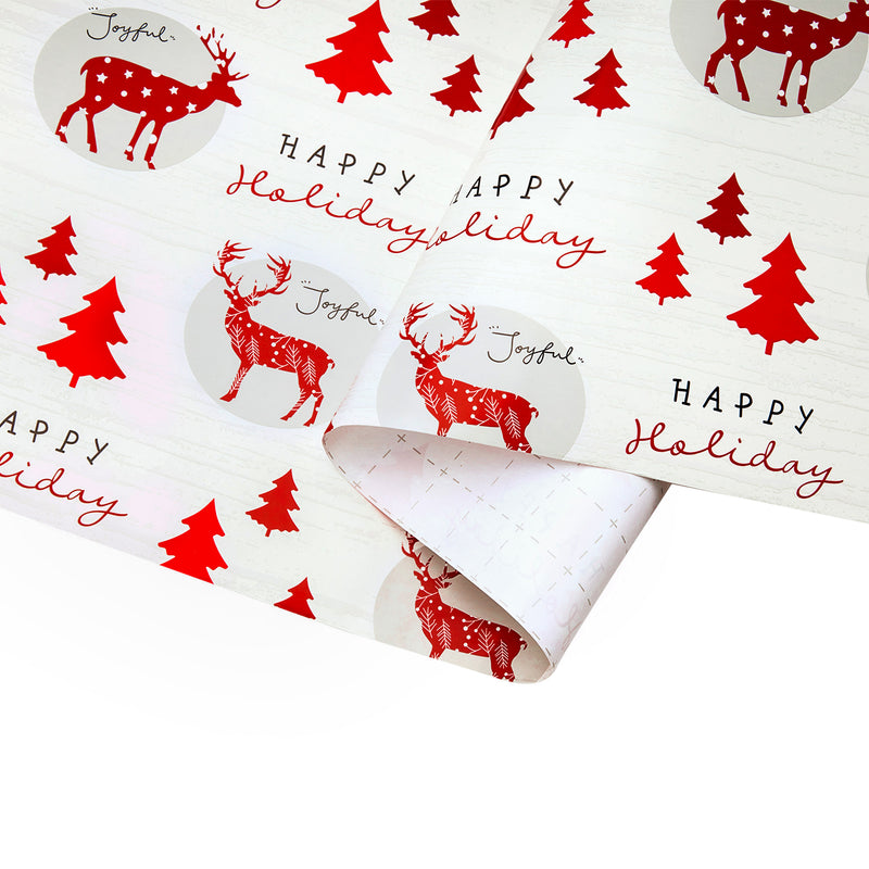 30" x 10' Holiday Wrapping Paper | Old Fashioned Stag