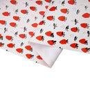 30" x 10' Wrapping Paper | Strawberry Pink/Red