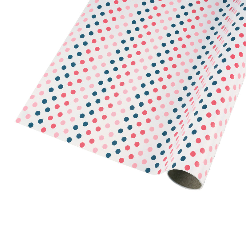 30" x 10' Wrapping Paper | Polka Dot Multi