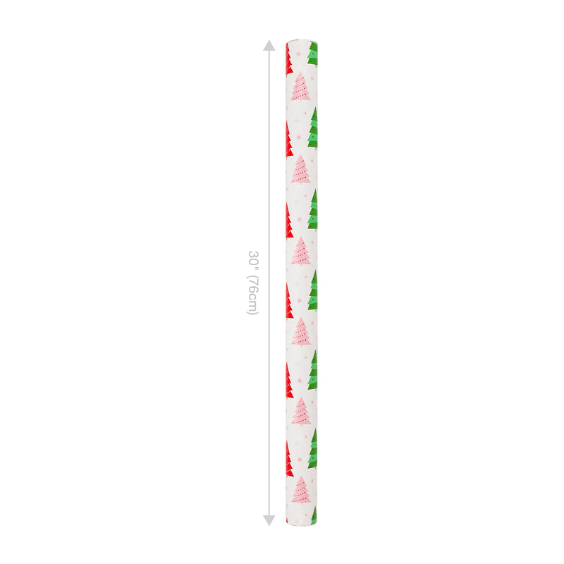 30" x 10' Holiday Wrapping Paper | Holiday Trees
