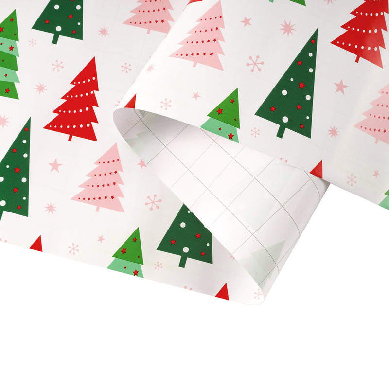 30" x 10' Holiday Wrapping Paper | Holiday Trees
