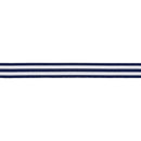 7/8" Striped Ribbon | Navy (370) | 100 Yard Roll
